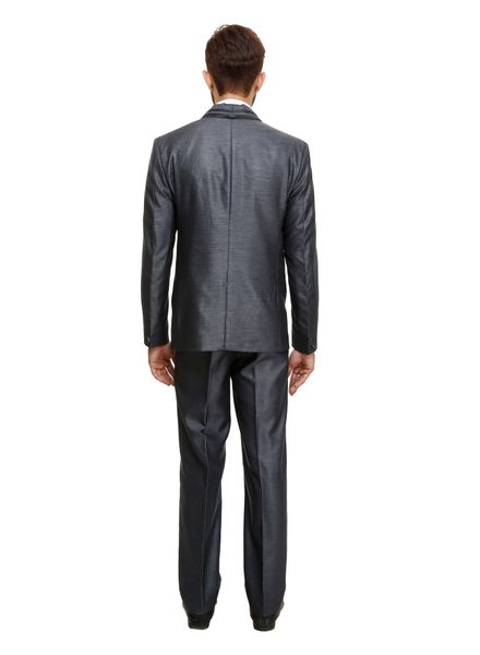 Polyester Viscose Party Wear Regular fit Single Breasted Designer Solid 3 Piece Suit Zed Club Suits